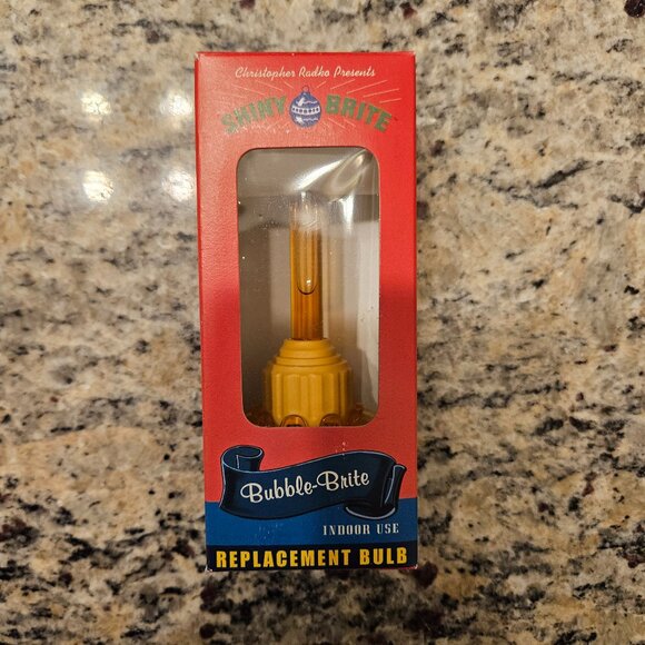 CHRISTOPHER RADKO YELLOW REPLACEMENT BUBBLE LIGHT HOLIDAY CANDOLIER STRAND TREE - Picture 1 of 5